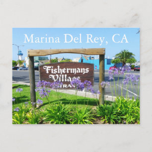 Great Marina Del Rey Postcard! Postcard