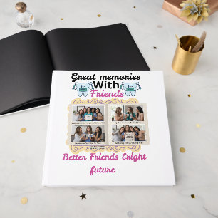 Great Memories with Friends Personalised Gift Cu Guest Book
