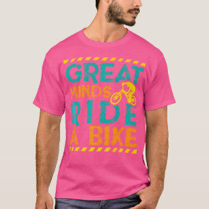 Great Minds Ride A Bike Boys Bmx T-Shirt