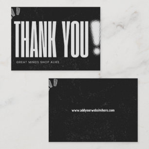 Great Minds Shop Alike. Customisable Thank You Card