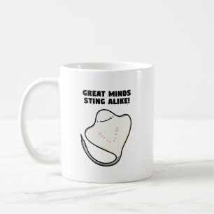 Great Minds Sting Alike Animal Pun Mug