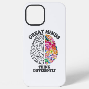 Great Minds Think Differently Brain iPhone 12 Pro Max Case