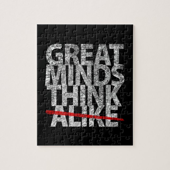 Great Minds Think Jigsaw Puzzle (Vertical)