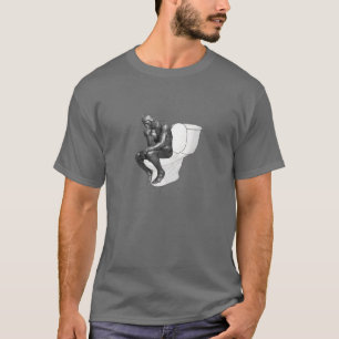 Great Minds Think on the Toilet T-Shirt