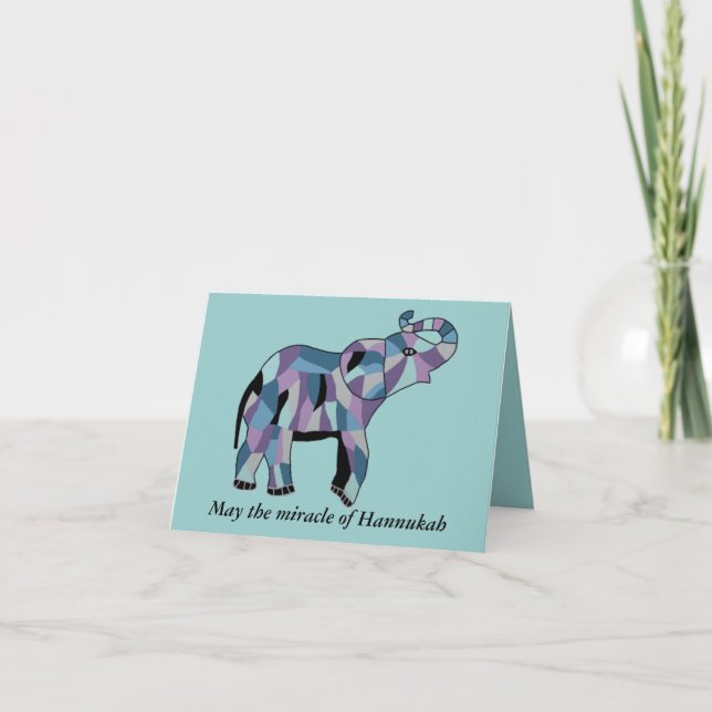 Great Miracle Of Hannukah Cards (Front)