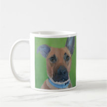 Great Mixed Breed Dog Portrait Mug
