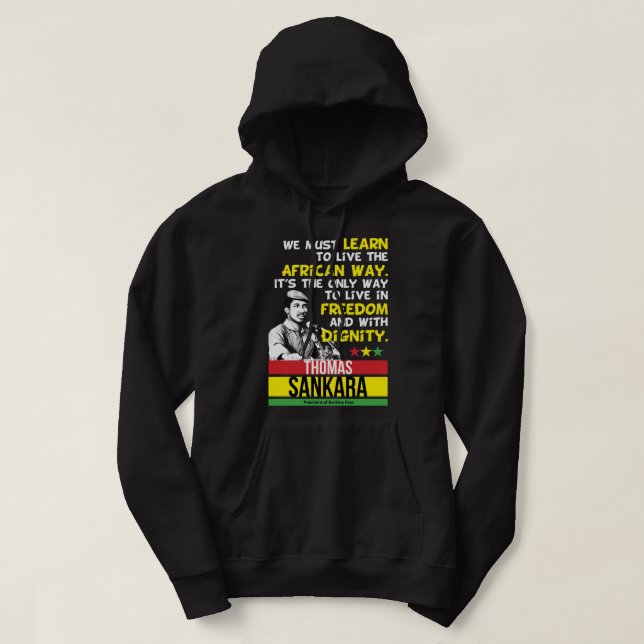 Great Model Thomas Africanist Sankara Gifts Movie  Hoodie (Design Front)