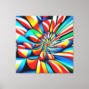 Great Modern Colourful Pattern Canvas Print