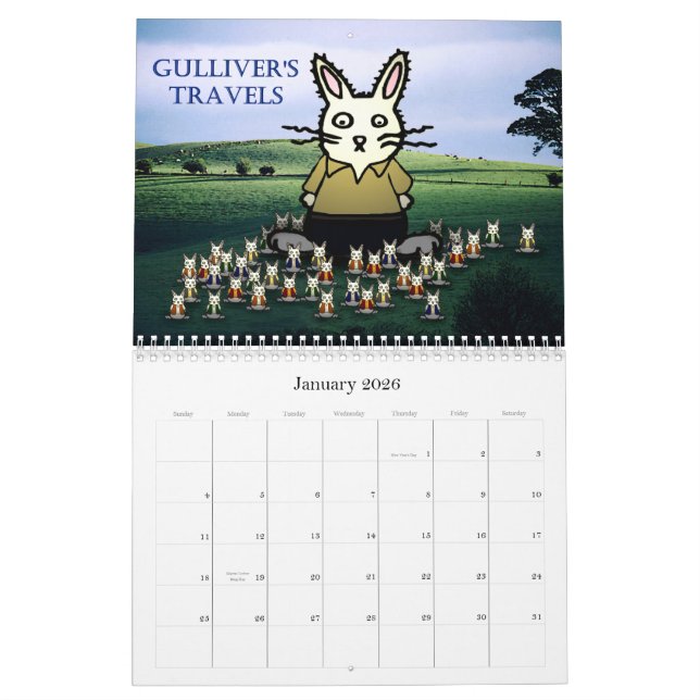 Great Moments in Bunny Literature 2011 Calendar (Jan 2026)