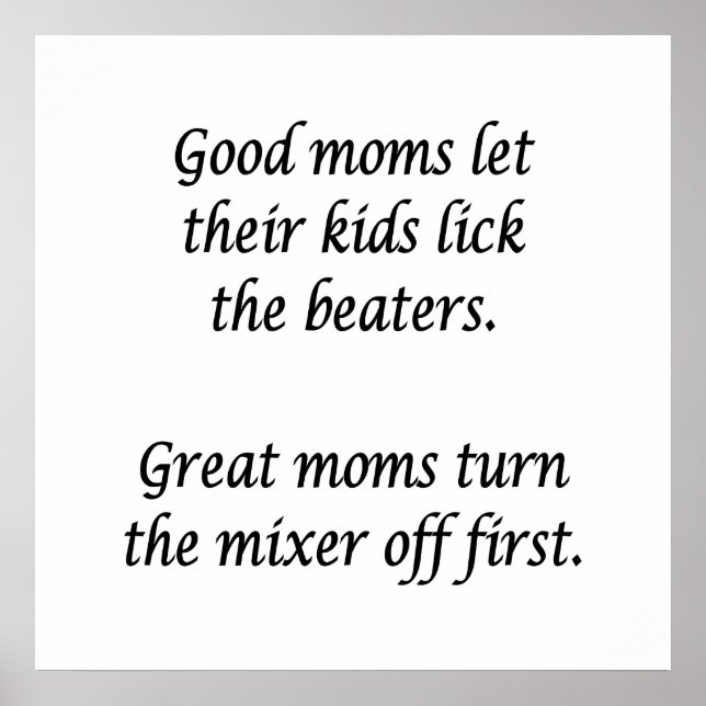 Great Moms Poster (Front)