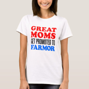 Great Moms Promoted To Farmor T-Shirt