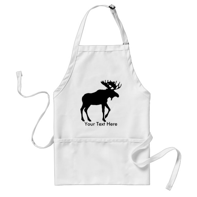 Great Moose Design Apron to Customise (Front)