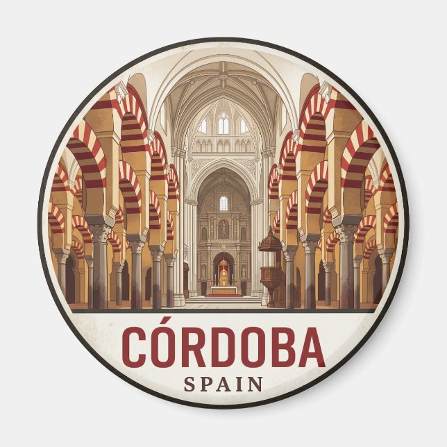 Great Mosque of Cordoba Spain Magnet (Front)