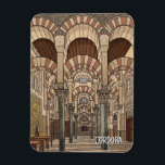 Great Mosque of Cordoba Spain Magnet<br><div class="desc">The Great Mosque of Córdoba, also known as La Mezquita, is one of the most stunning examples of Islamic architecture in Europe and a symbol of the cultural fusion between Islamic, Christian, and Spanish influences. Located in Córdoba, Spain, this magnificent structure was originally built as a mosque in 785 CE...</div>