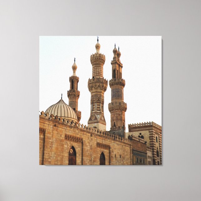 Great Mosque of Muhammad Ali Pasha Canvas Print (Front)