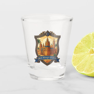 Great Mosque of Segou Mali Shot Glass