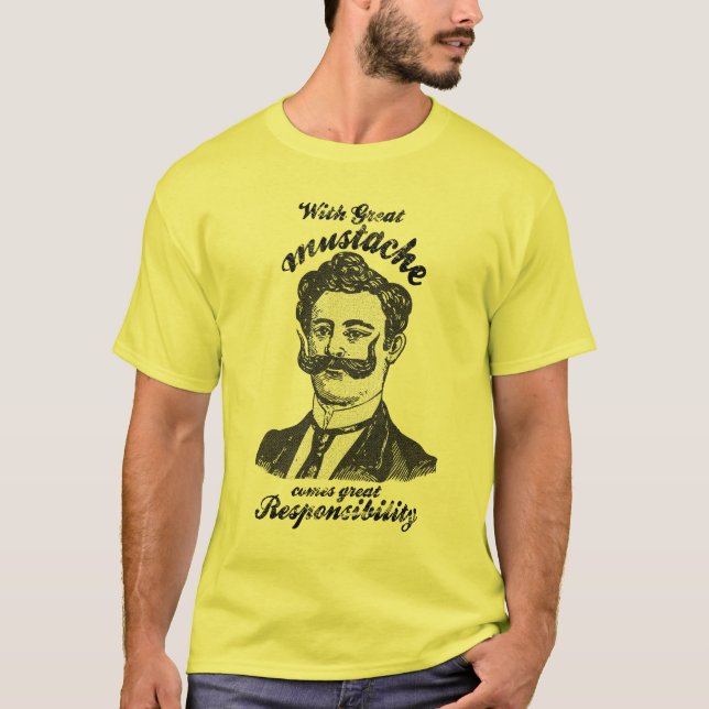 Great moustache T-Shirt (Front)