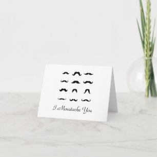 Great Moustaches Valentine's Day Card