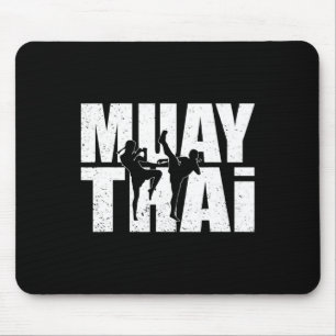Great Muay Thai Design Mma Fighter Training Kickbo Mouse Mat