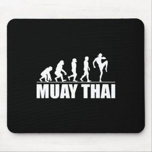 Great Muay Thai Evolution Gift Kickboxing Martial Mouse Mat