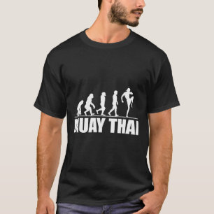 Great Muay Thai Evolution Gift Kickboxing Martial T-Shirt