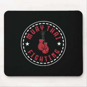 Great Muay Thai Fighting Design Kickboxer Mma Trai Mouse Mat