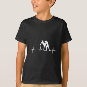 Great Muay Thai Heartbeat Kickboxer Mma Training T-Shirt