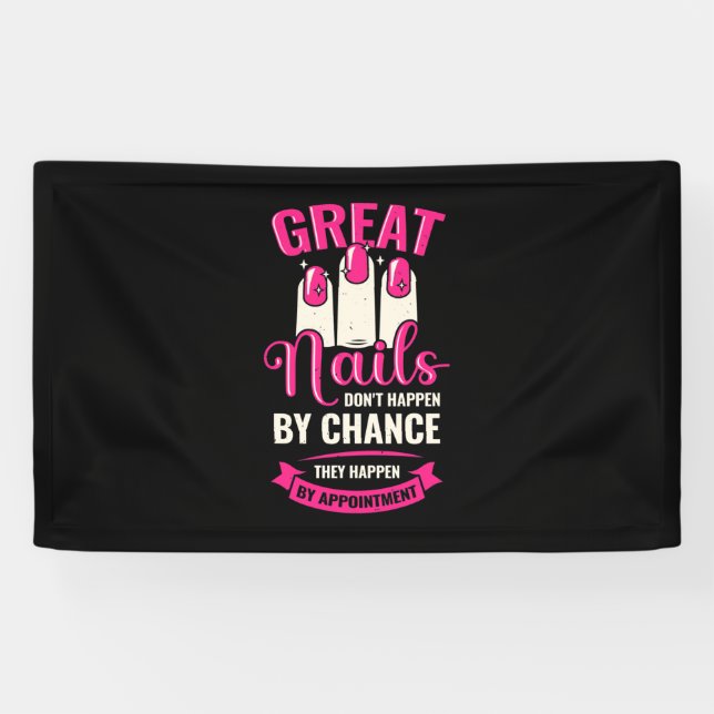 Great Nails Happen By Appointment Banner (Horizontal)
