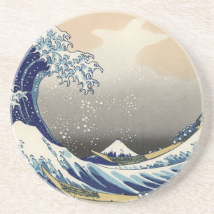 Great Nautical Kanagawa Wave of Mt. Fuji Japan Coa Coaster