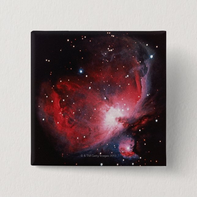 Great Nebula in Orion 15 Cm Square Badge (Front)