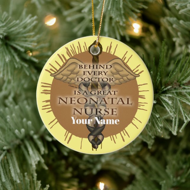 Great Neonatal Nurse Ceramic Tree Decoration (Tree)