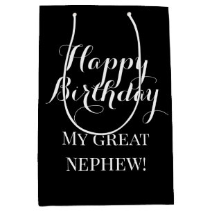 Great Nephew Happy Birthday gift Favour Bag