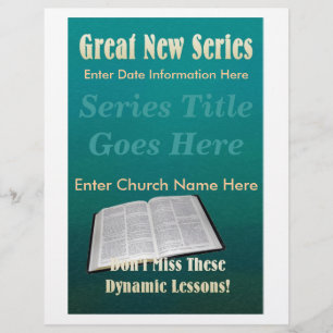 Great  New Series Flyer Teal