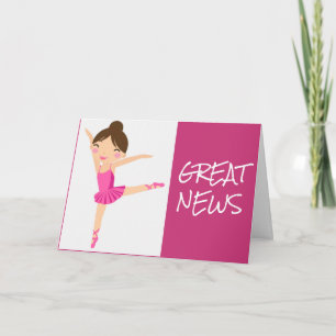 ***GREAT NEWS*** CONGRATULATIONS CARD