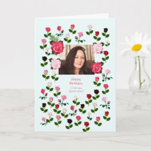 Great Niece, Birthday, Roses Card