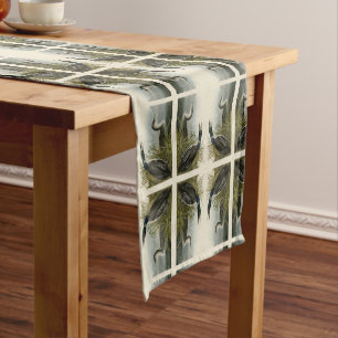 Great Northern Diver Loon Audubon Birds of America Short Table Runner