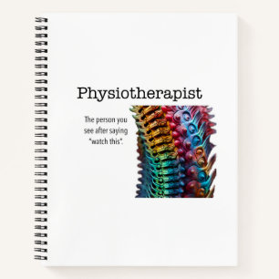 Great notebook for a Physiotherapist