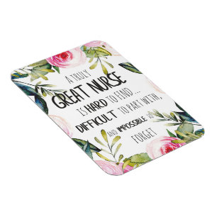Great Nurse Appreciation Thank you Leaving Gift Magnet