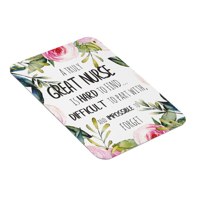 Great Nurse Appreciation Thank you Leaving Gift Magnet (Right Side)