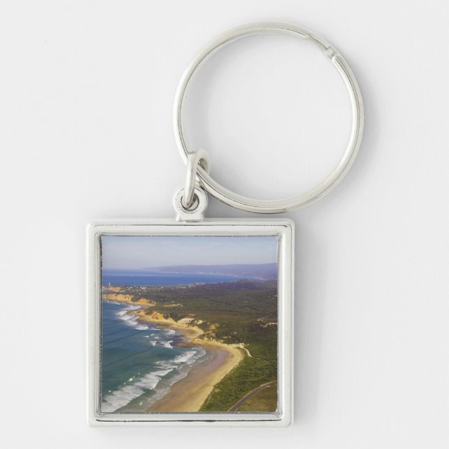 Great Ocean Road and Split Point Lighthouse, Key Ring (Front)