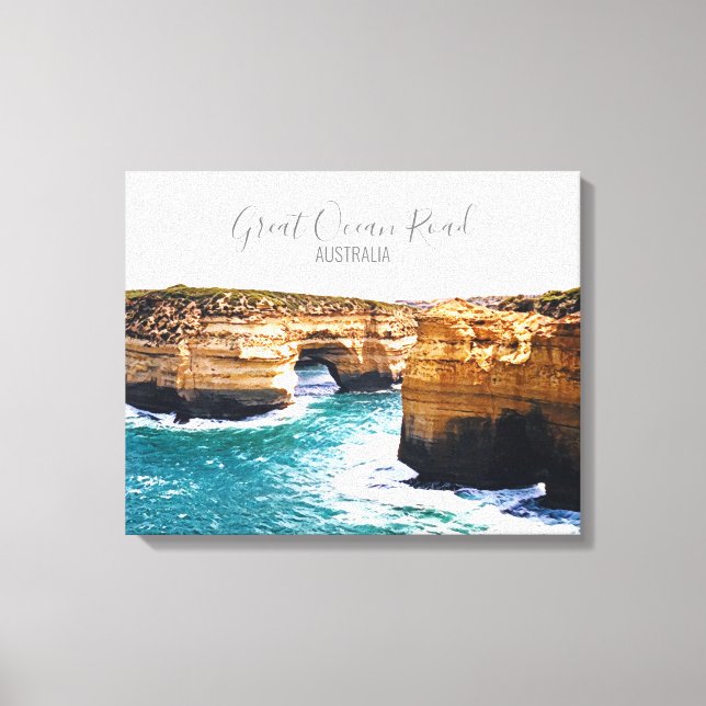 Great Ocean Road Victoria Australia travel Canvas Print (Front)