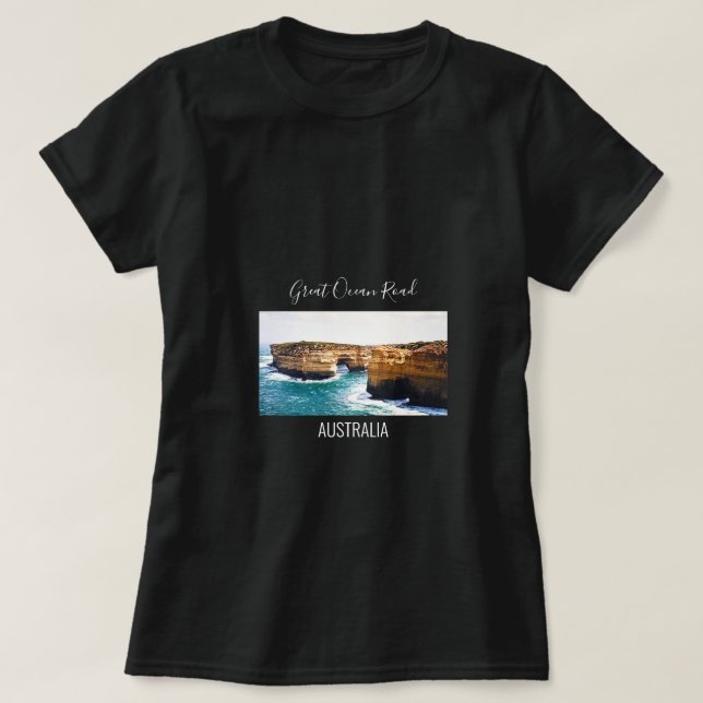 Great Ocean Road Victoria Australia travel T-Shirt (Design Front)