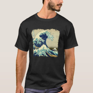 Great Ocean Wave Famous Art T-Shirt