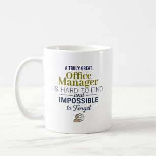 Great Office Manager Personalized Name Gift Coffee Mug