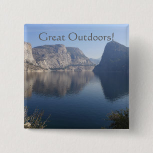 Great Outdoors! 15 Cm Square Badge