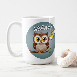 Great!, Owl Coffee Mug