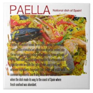 Great Paella Ceramic Tile! Tile