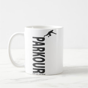 Great Parkour Life On The Edge Coffee Mug