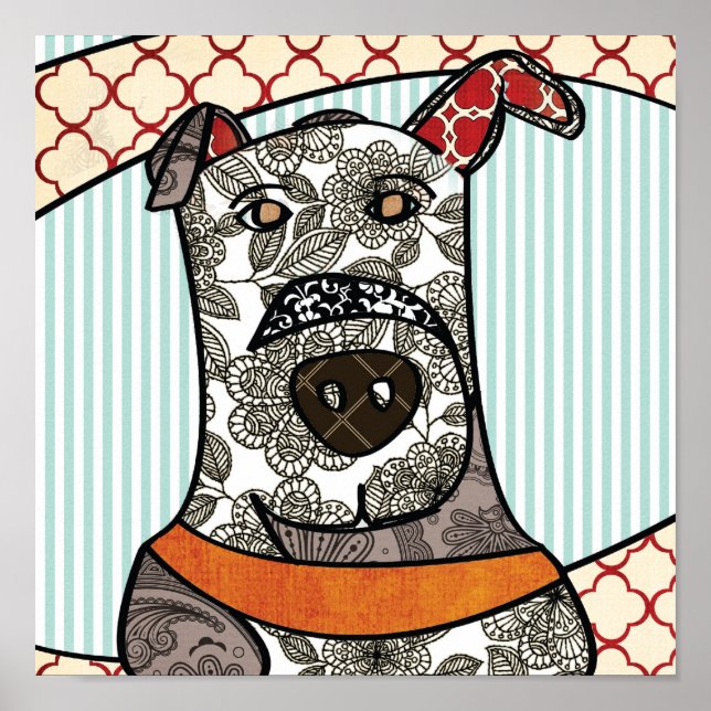 Great Pattern Dane Poster (Front)