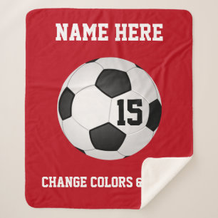 Great Personalised Soccer Senior Night Gift Ideas Sherpa Blanket